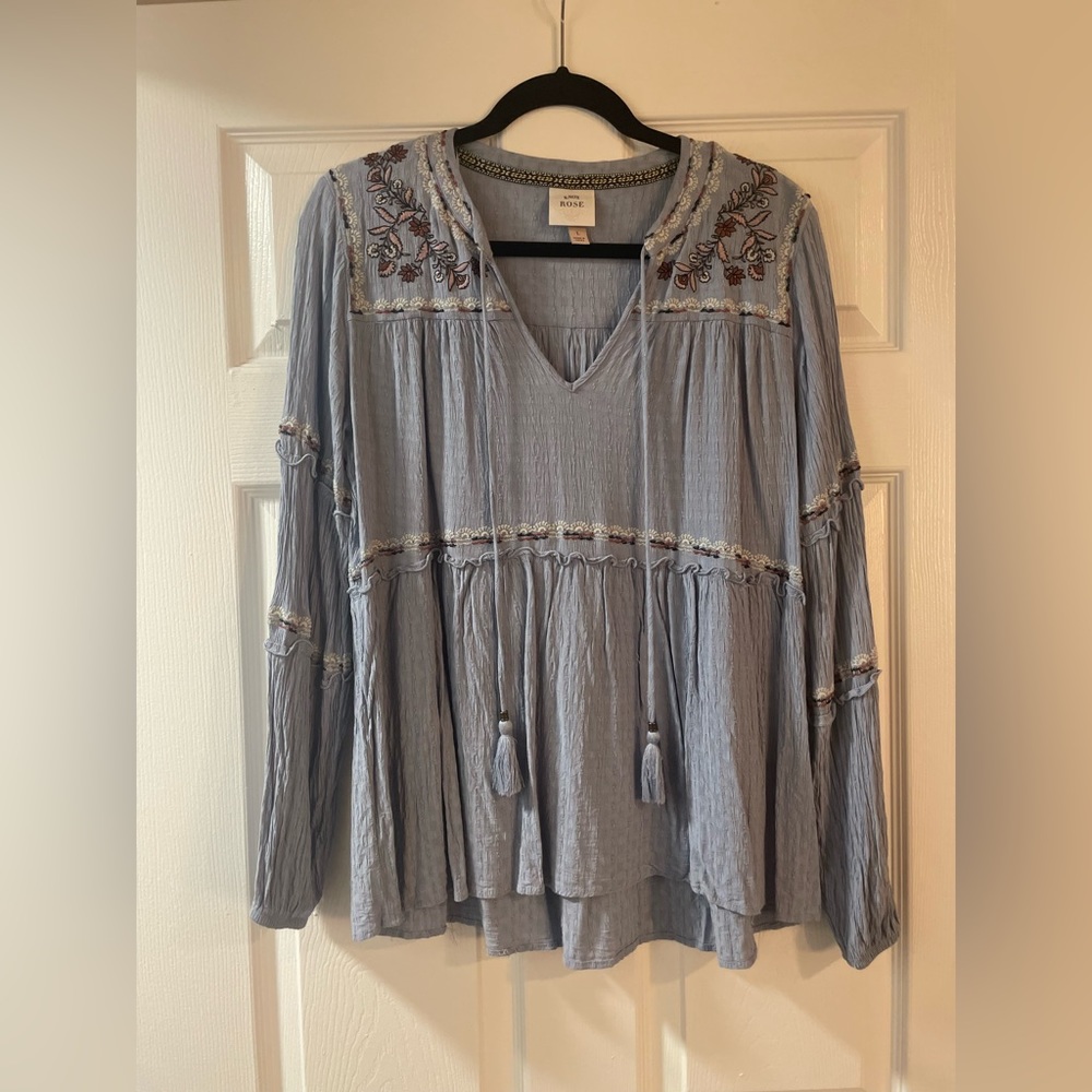 Knox Rose Long Sleeve Blouse